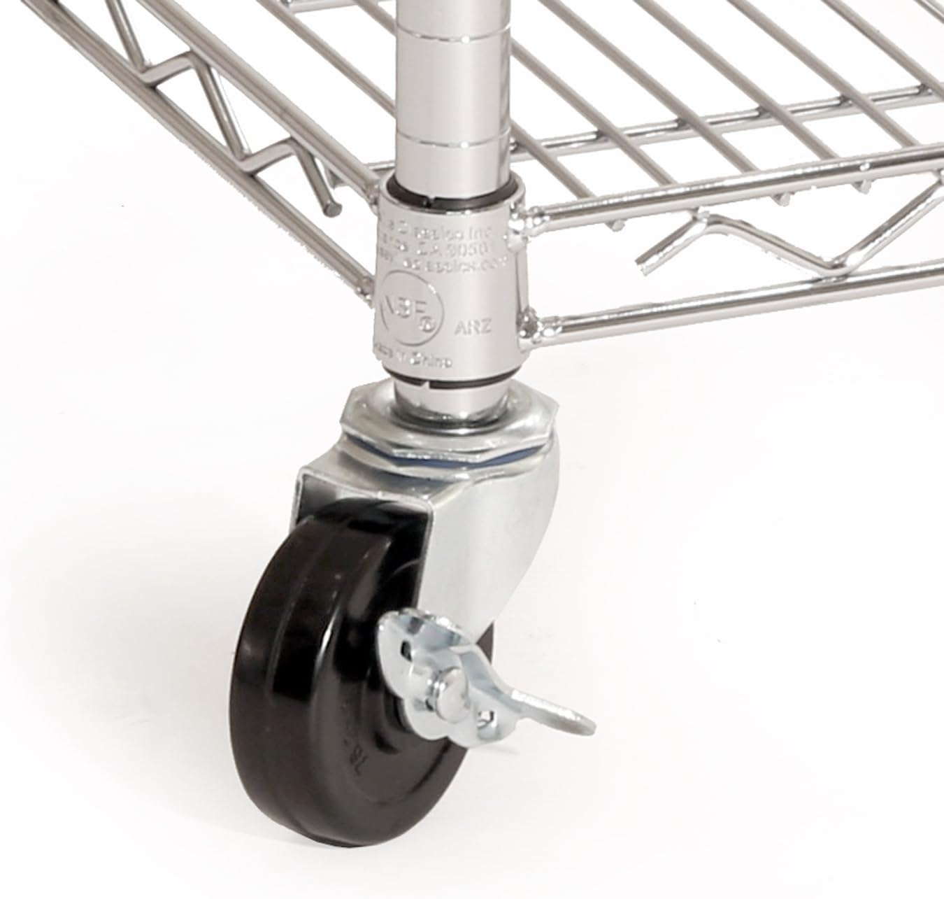 Seville Classics UltraDurable Heavy Duty NSF Solid Steel Wire Rack Storage Unit Organizer for Garage, Warehouse, Office, Restaurant, Classroom, Kitchen, 5-Tier Shelving, 60" W x 18" D