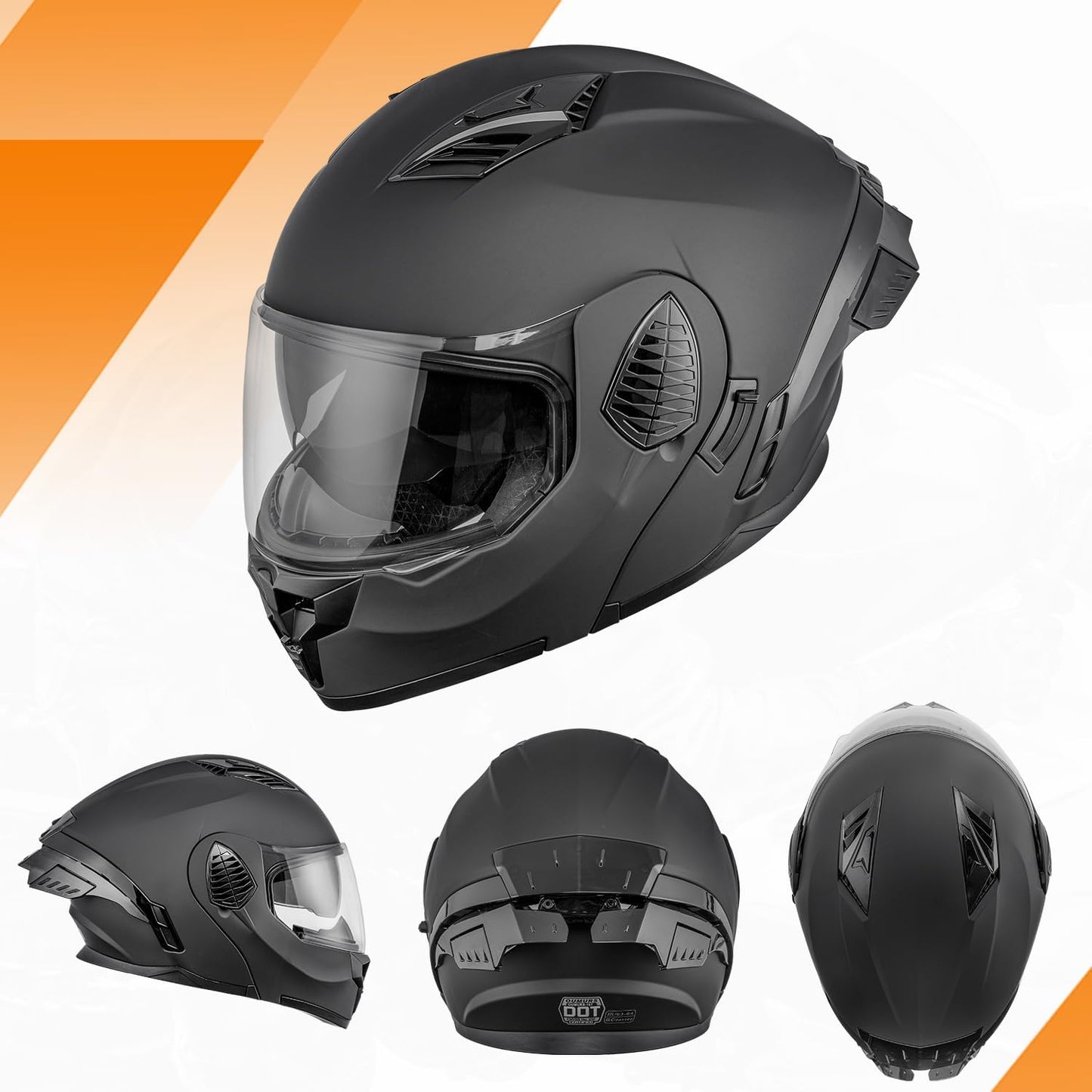 Modular Motorcycle Helmets Full Face Flip up Street Bike Motorcycle Helmet for Unisex Adult Model-167