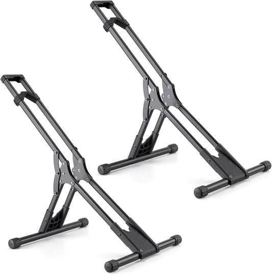 Bike Floor Stand Rack- Indoor Bike Stand for Garage/Home - Bike Storage Bicycle Parking Rack Fit 20”-29” Mountain Road Bikes (2 Bike Rack)