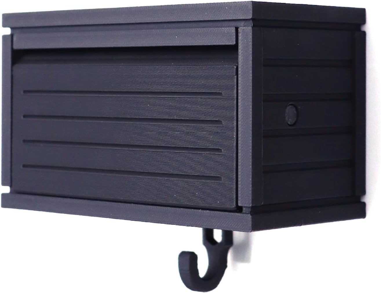 Wall-Mounted Car Display Key Holder, Decorative Garage Model Design, Multiple Colors（No Car） (Stripe-Black（No Car）)