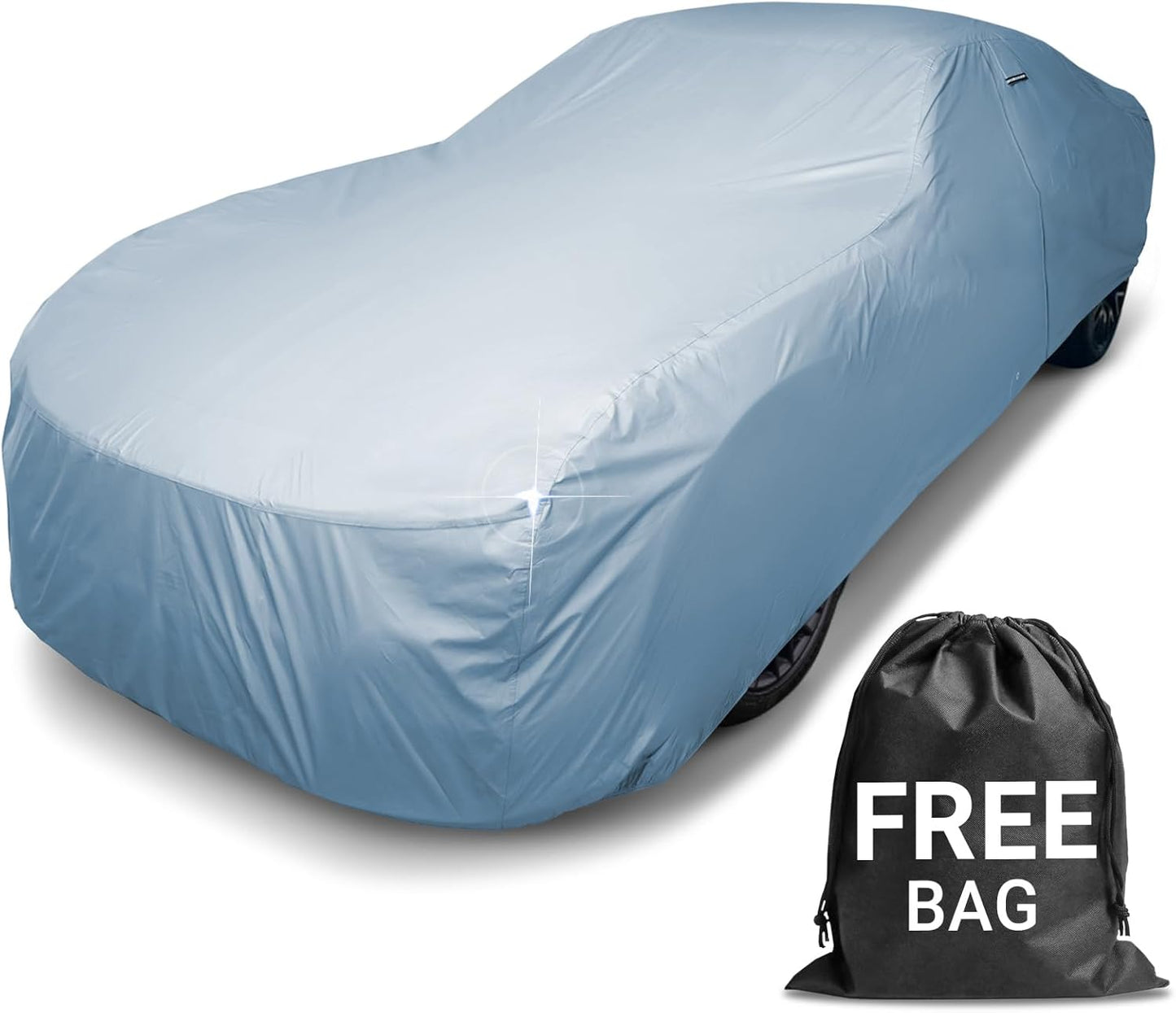 iCarCover Premium Car Cover for 1949-1952 Chevy Styleline Deluxe Wagon Heavy Duty Waterproof All Weather Automobiles Custom Fit Indoor Outdoor UV Snow Protection Covers with Straps and Bag