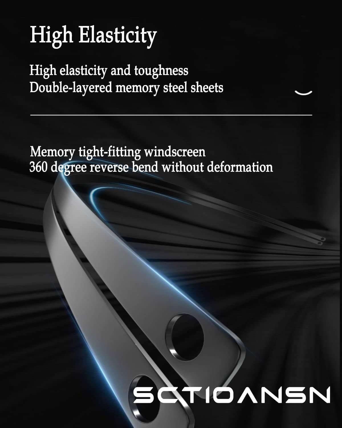 3Pcs Windshield Wipers Blades for Volkswagen Tiguan 2007-2017, Original Equipment Automotive Replacement Windshield Wiper Blades for My Car-24"/21"/13" (Pack of 3)