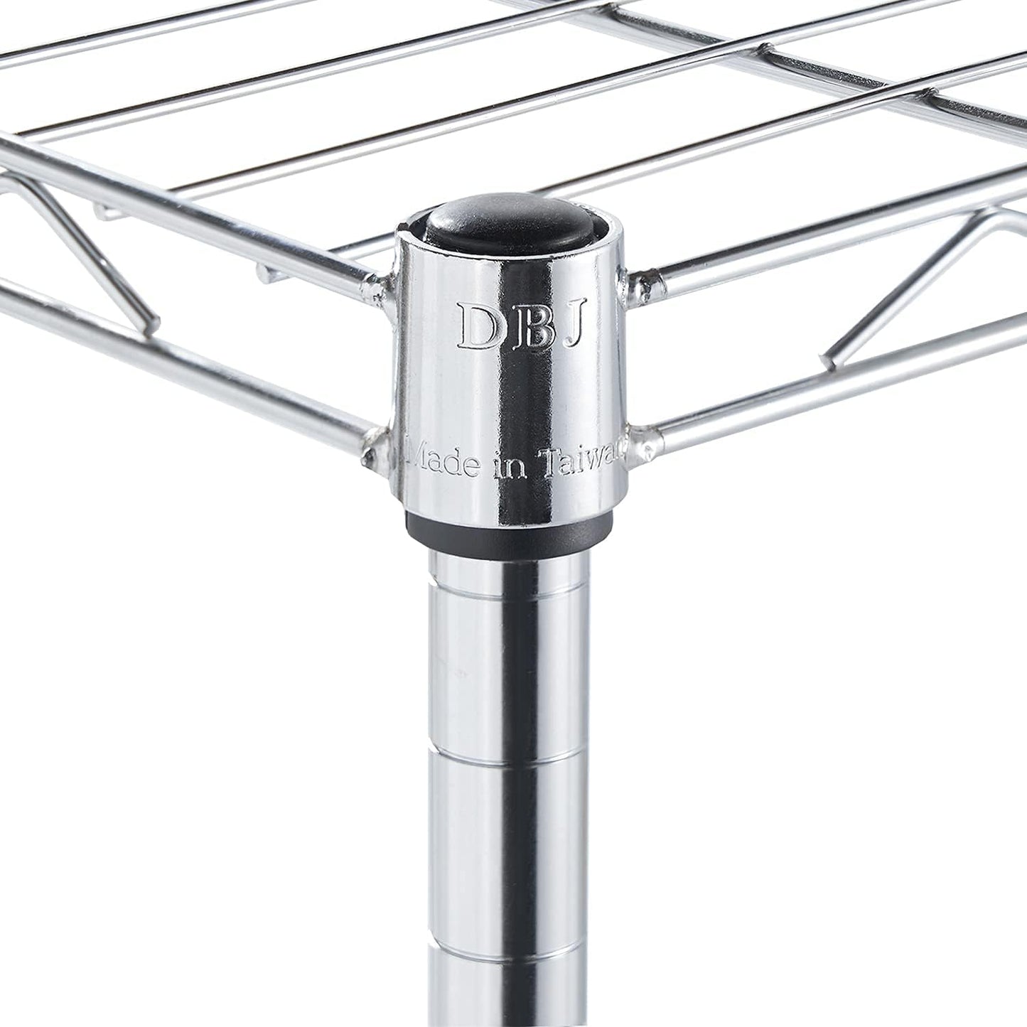 Heavy Duty 4 Tier Wire Shelving Unit Storage Rack, Metal Shelves Utility Organizers, Organization Units for Products, Plant, Pantry, Garage, Laundry Durable Shelf Stand, Chrome, 14"W x 30"L X 48"H