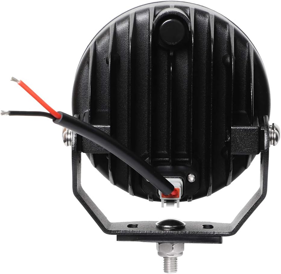 EXZEIT 5 Inch Amber LED Driving Lights - Round, 160W 11200 Lumens Waterproof Fog Lights for Jeep Wrangler, Trucks, Toyota Pickup, GMC SUV