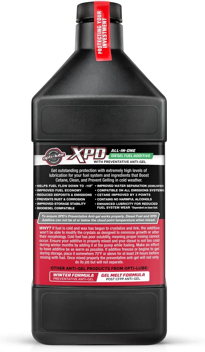 Opti-Lube XPD All-Season Diesel Fuel Additive - Quarts (6 Quarts (Treats 768 Gallons))