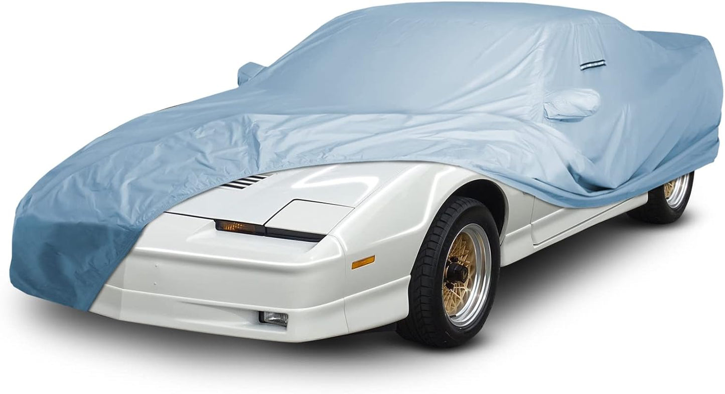 iCarCover Custom Car Cover for 1982-1990 Pontiac Trans AM, Waterproof All-Weather Rain Snow UV Sun Protector Full Exterior Weatherproof Indoor Outdoor Car Cover with Strap