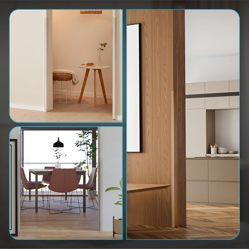 Proflex Wall Corner Protector - Pack of 6 Self Adhesive Corner Guards for Walls Edge Protection - 2 inch x 60 inch, Clear – Easy to Apply – No Tools Needed