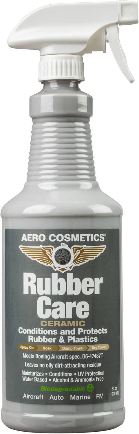 Tire Dressing, Tire Protectant, No Tire Shine, No Dirt Attracting Residue 32oz Natural Satin/Matte Finish, Aircraft Grade Rubber Tire Care Conditioner, Better Than Automotive Products