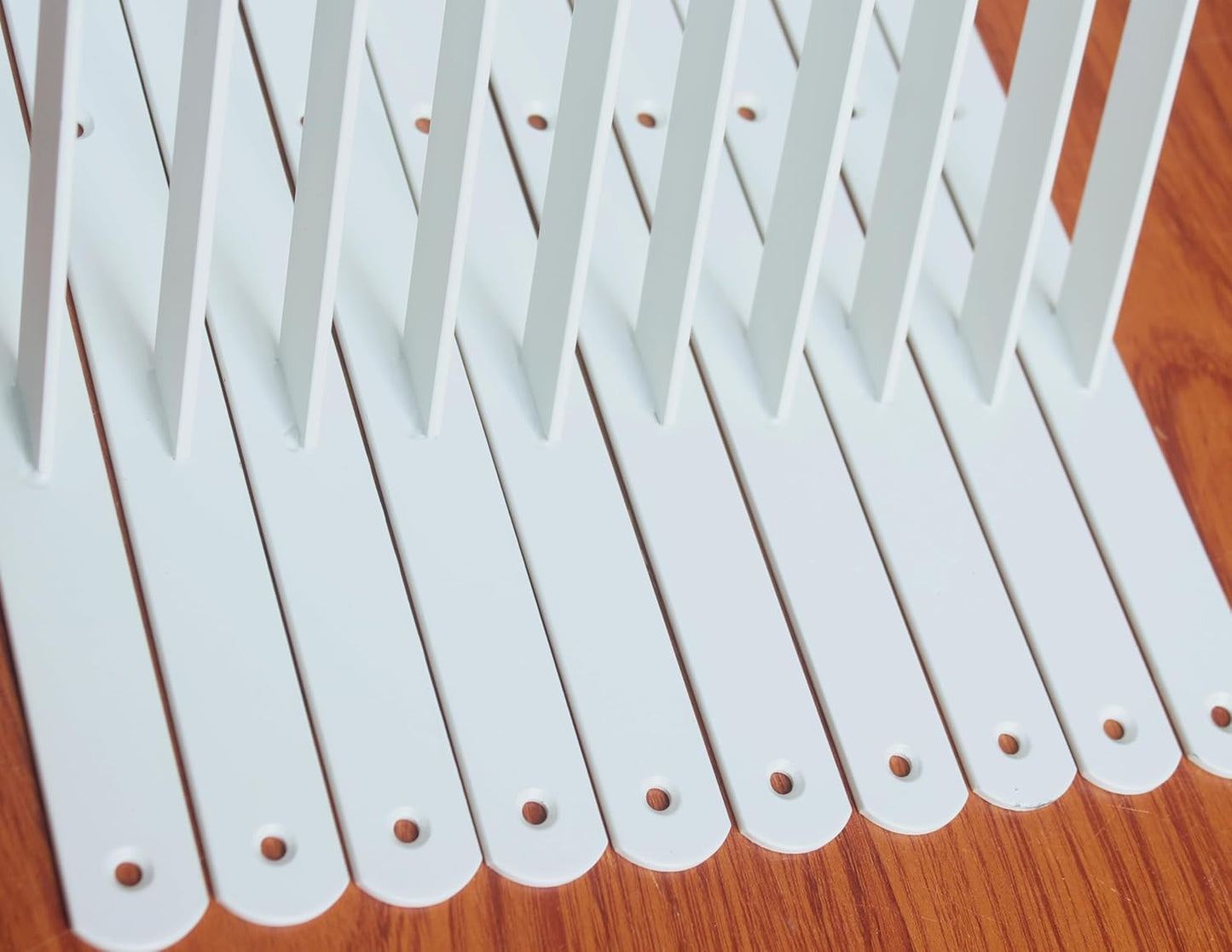 12 Pack L22 x H 12" White Heavy Duty Shelf Brackets with Screws Metal Shelf Brackets Shelf Support Angle Brackets for Shelves L Brackets Heavy Duty Floating Shelf