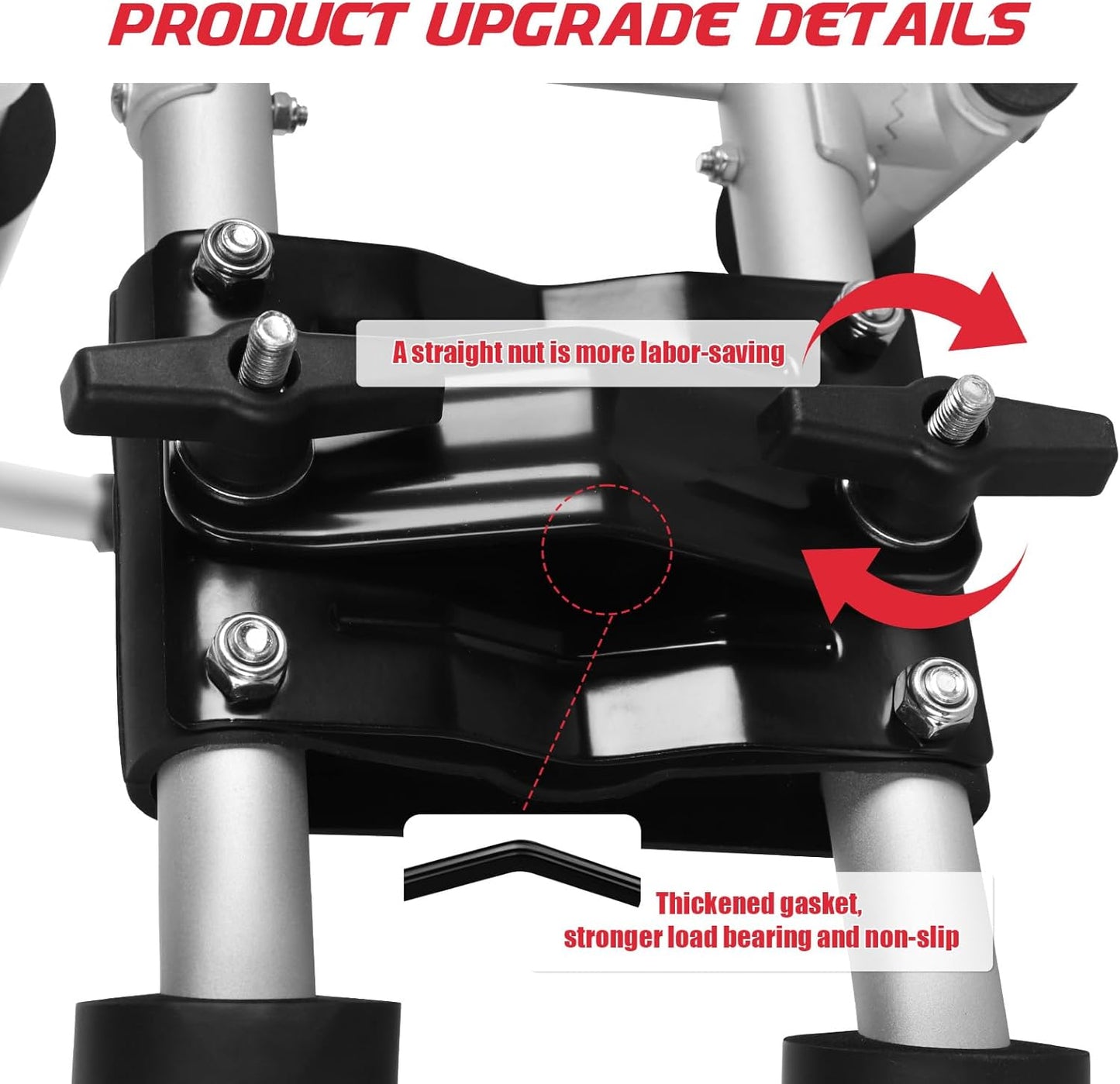 FORWODE Premium Kayak Roof Rack, 1 Pair J-Bar Roof Rack, Folding Adjustable Rack, Weight 80 LBS Heavy Duty Kayak Roof Carrier 1 Kayak, Canoe, SUV, Surfboard on SUV, Car and Truck Crossbar