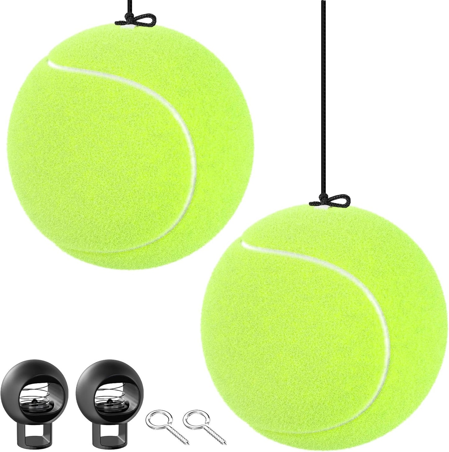 Garage Tennis Ball Parking Aid, Parking Guide System for Garage Accessories, Stop Indicator, Parking Assist Ball, Aid-Parking Kit, Garage Car Stopper, Pack of 2