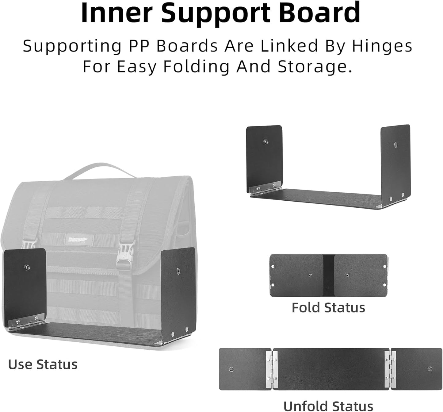 Rhinowalk 13L Waterproof Motorcycle Saddlebags, 26L Total Capacity, Quick Release, Black, 1 Pack