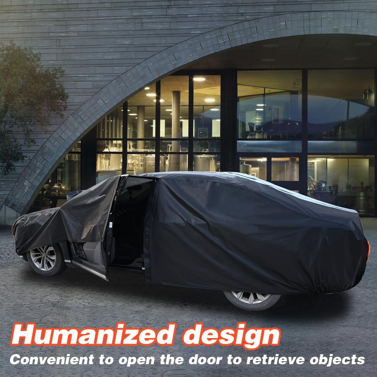 Mercedes Benz GLE Car Cover 100% Waterproof All Weather, Gift with Towel, 10 Layers SUV Car Cover Custom Fit 2015-2025 GLE 350/450/580, 63/53AMG, Outdoor Cover Rain Sun UV Protect with Door Zipper.