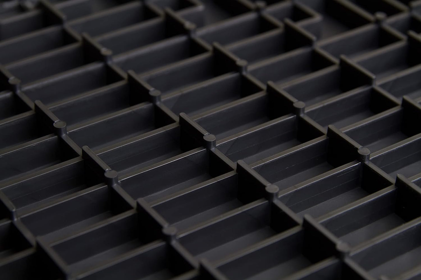 Big Floors GarageTrac Diamond, Interlocking Non-Slip Garage Flooring Tile, Durable, Modular, Heavy-Duty Copolymer, Easy Install (Black, 12 Pack of 12 x 12" Tiles)