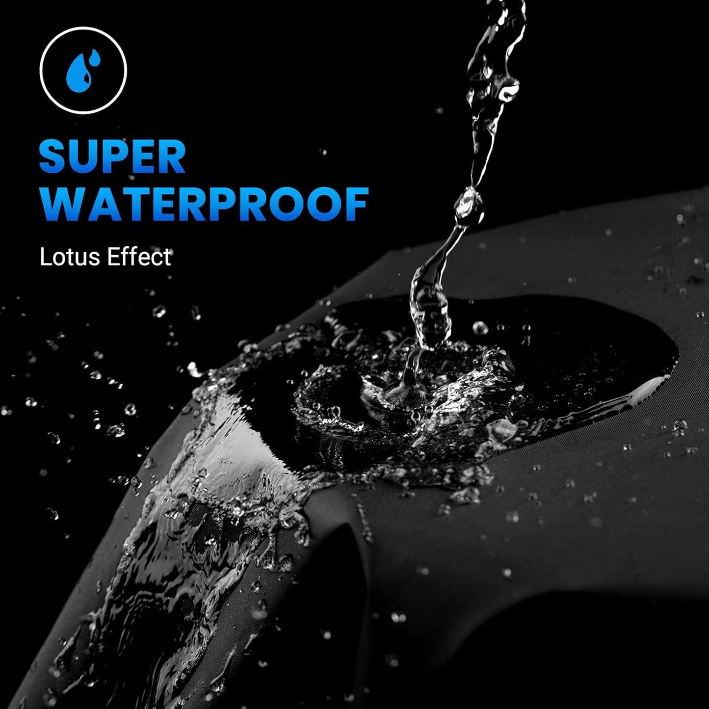 Favoto Motorcycle Cover Waterproof Outdoor - 104 inches Length All Season Universal Weather Sun Rain Protection Night Reflector with Lock-Holes & Storage Bag Motorbike Vehicle Cover, Red