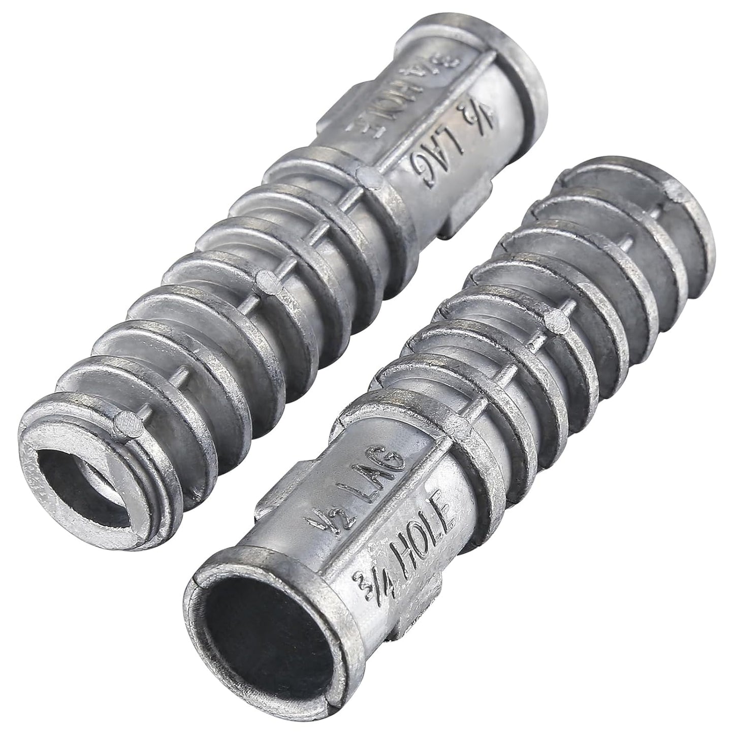 Wensilon(50pcs) 5/16 * 1-3/4 Lag Shield Anchor Long Zinc Alloy Bolts Concrete Anchors, Zinc Alloy Masonry Anchors Hole