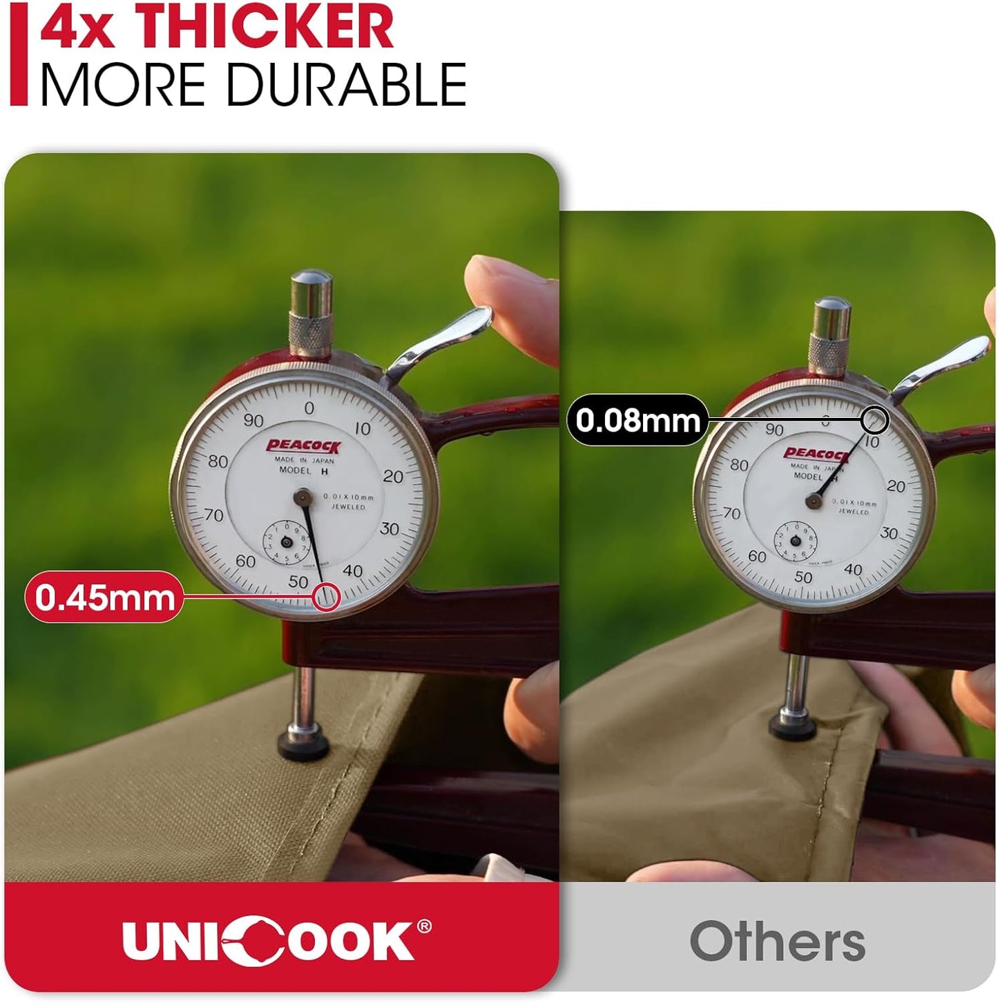 Unicook 65 Inch Grill Cover, Heavy Duty Waterproof Gas Grill Cover for Outdoor, Fade Resistant Barbecue Protector with Sealed Seam, Fits Weber Char-Broil Nexgrill BBQs up to 63" Wide, Neutral Taupe