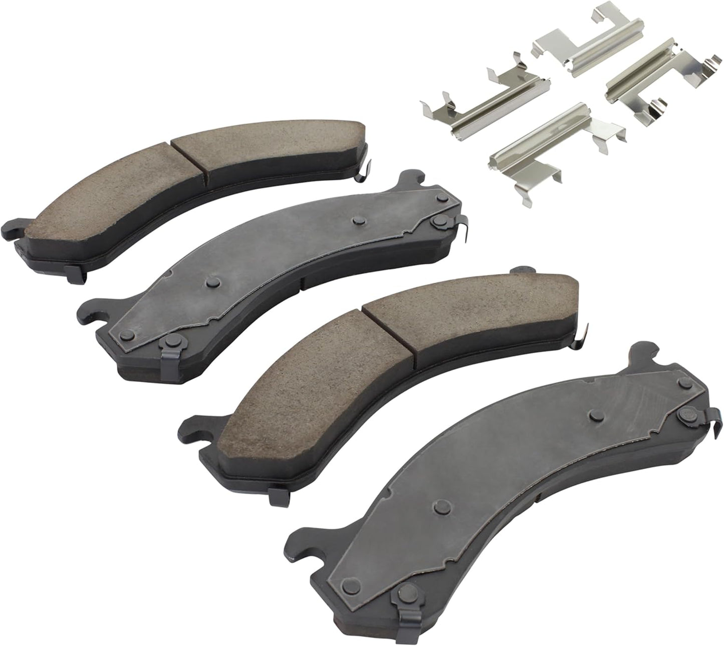 Premium Semi-Metallic Rear Brake Pads (1001-0909M) Compatible with 2001-2013 Chevrolet/GMC (Sierra 3500/Sierra 3500 Classic/Sierra 3500 HD/Silverado 2500/Silverado 3500 & More)