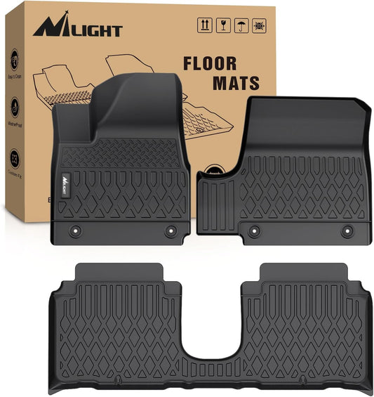 Nilight TPE Floor Mats for Hyundai IONIQ 5 SE Standard Range SE SEL 2022 2023 2024 2025 Movable Console,All Weather Custom Fit Heavy Duty Floor Liners