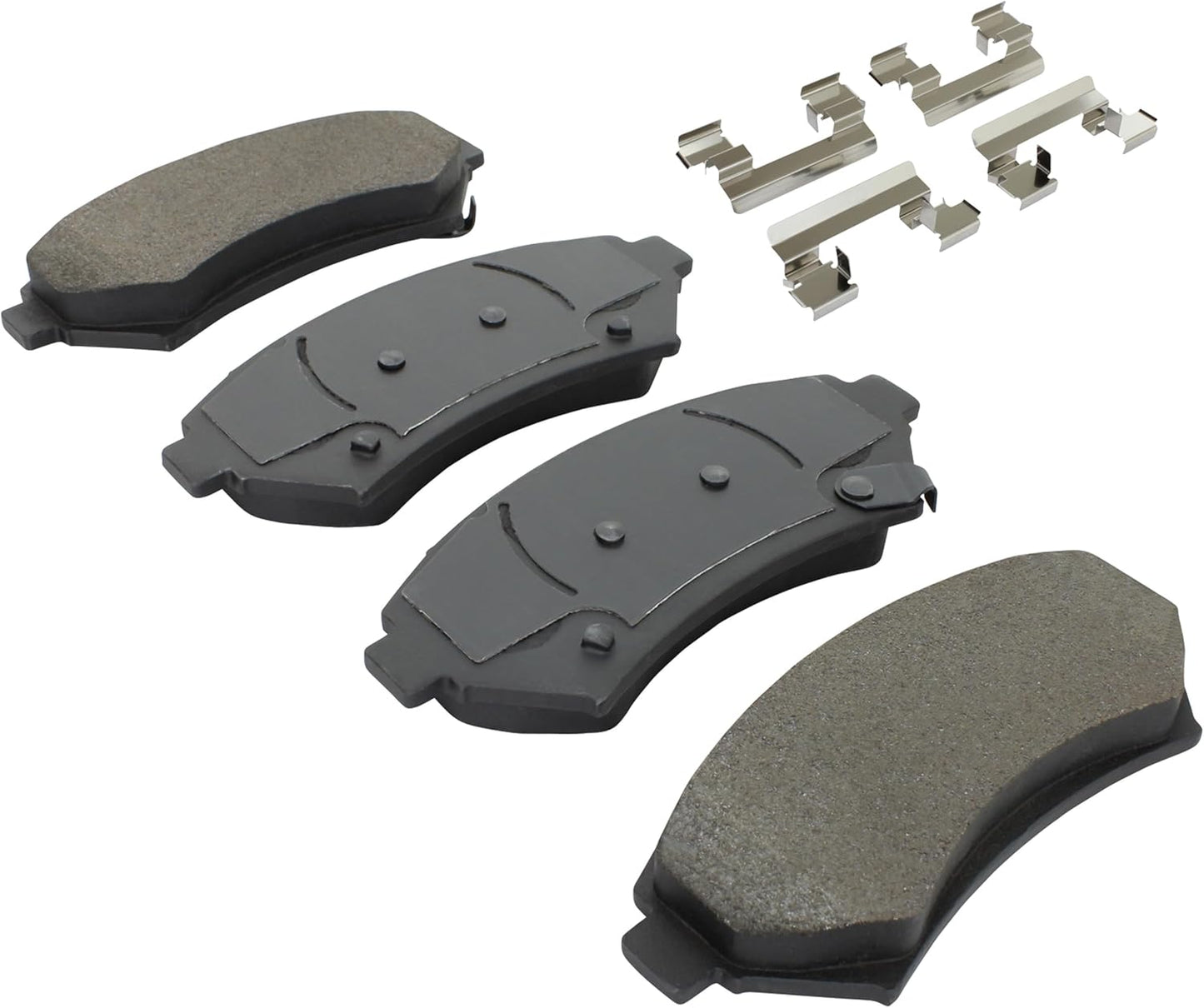 Premium Semi-Metallic Front Brake Pads (1001-0699M) Compatible with 1997-2005 Buick/Cadillac/Chevrolet/Mercedes-Benz/Pontiac (Bonneville/Century/DeVille/Eldorado/Grand Prix & More)