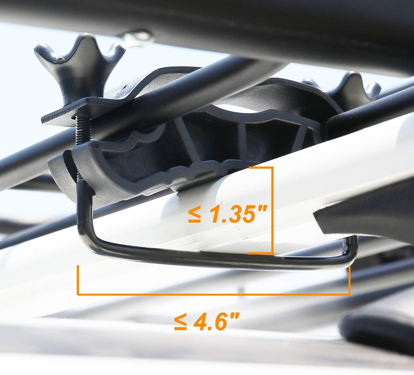 XCAR Roof Rack Basket Rooftop Cargo Carrier with Extension Black Car Top Luggage Holder 64"x 39" Universal for SUV Cars