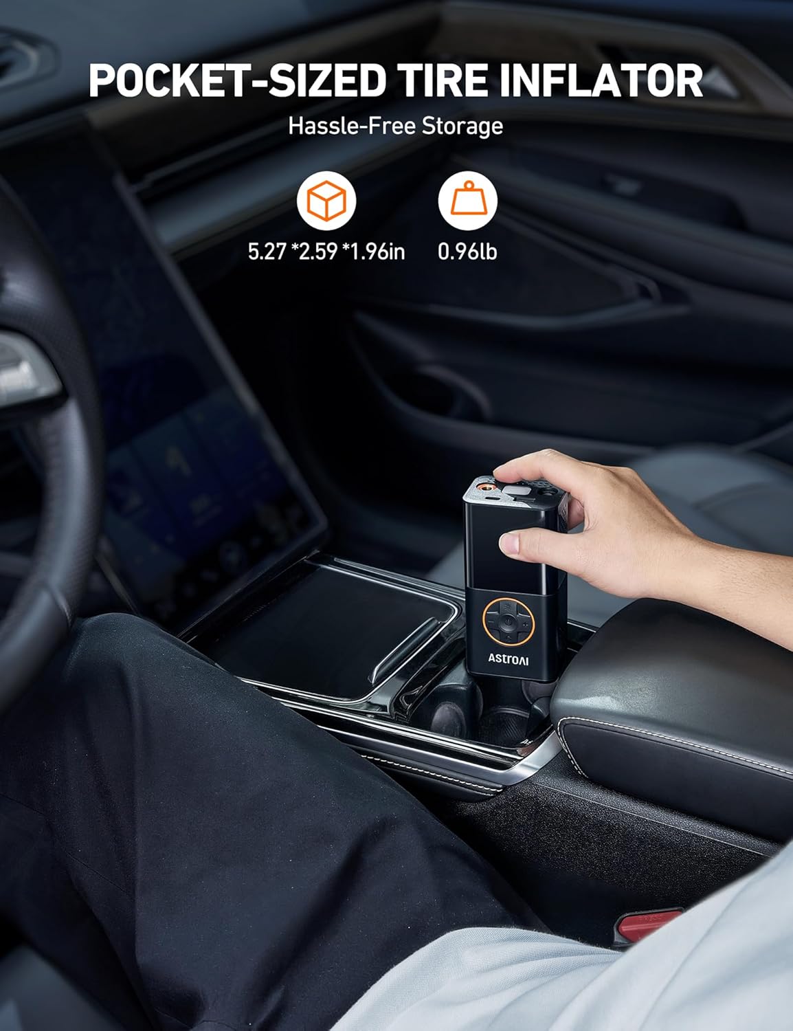 AstroAI L7 Tire Inflator Portable Air Compressor Cordless-2pack Bike Pump with Digital Dual Values Display, 150 PSI Car Tires Pump with LED Lights Air Pump for Cars, Motorcycles, Bikes, Balls