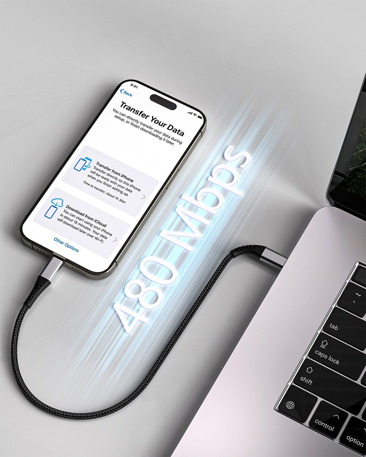 1FT USB C to USB C Cable, 3Pack Short USB Type C to C Cable 60W Fast Charging 1 Foot USBC to USBC Cord Braided for iPhone 16 15 Pro Max, Samsung Galaxy S25 A16, Moto G8, Google Pixel