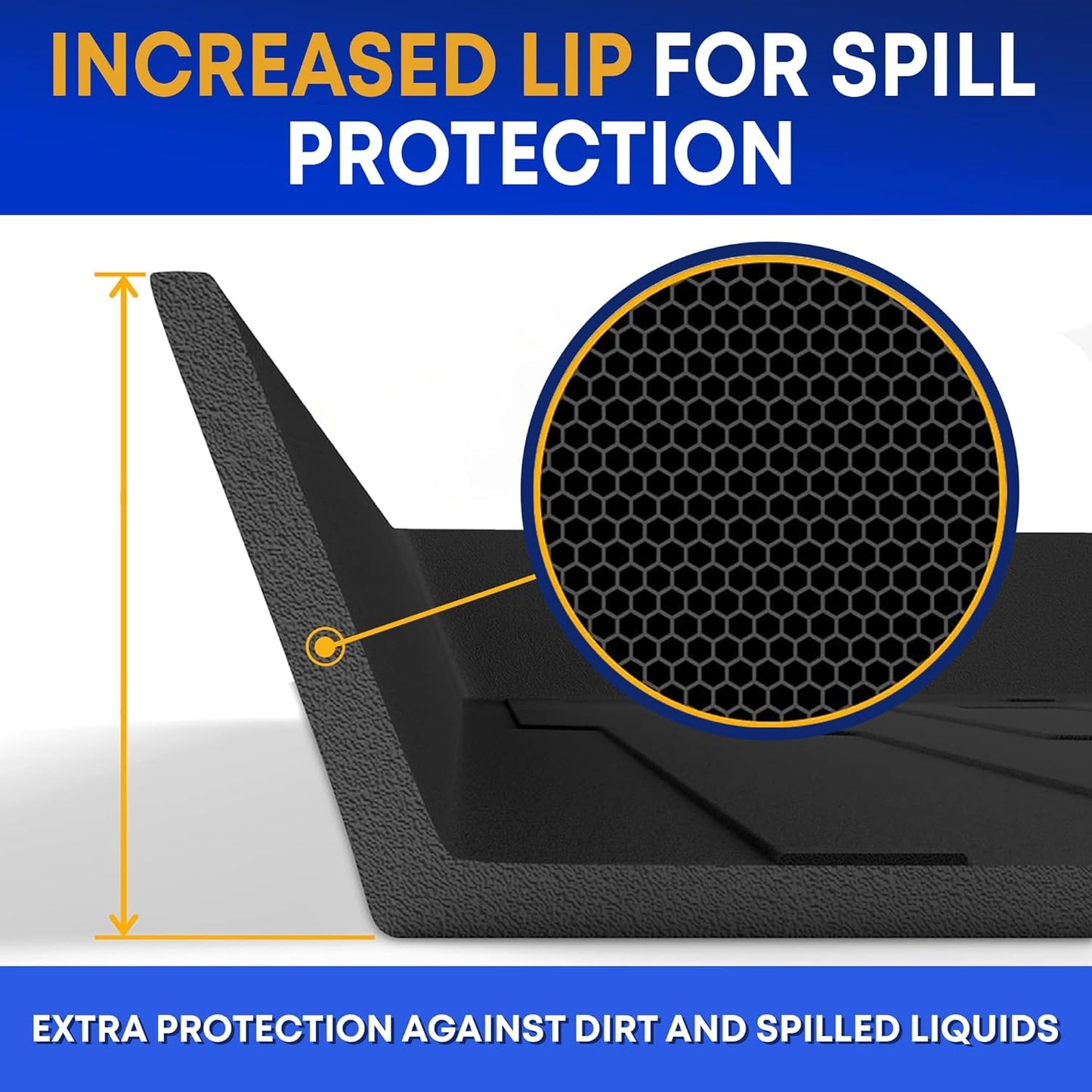 Premium Cargo Liner for Mercedes-Benz GLE 2016-2019 - 100% Protection - Custom Fit Car Trunk Mat - All-Season Black Cargo Mat - 3D Shaped Laser Measured Trunk Liners for Mercedes-Benz ML 2012-2015