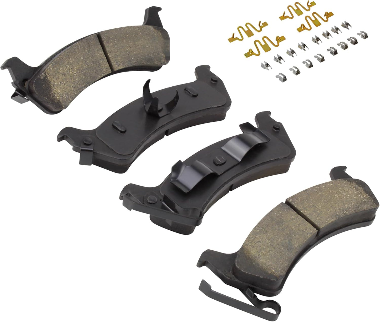 Premium Ceramic Rear Brake Pads (1001-0666C) Compatible with Jeep Cherokee 1995-1995, Jeep Grand Cherokee 1994-1998
