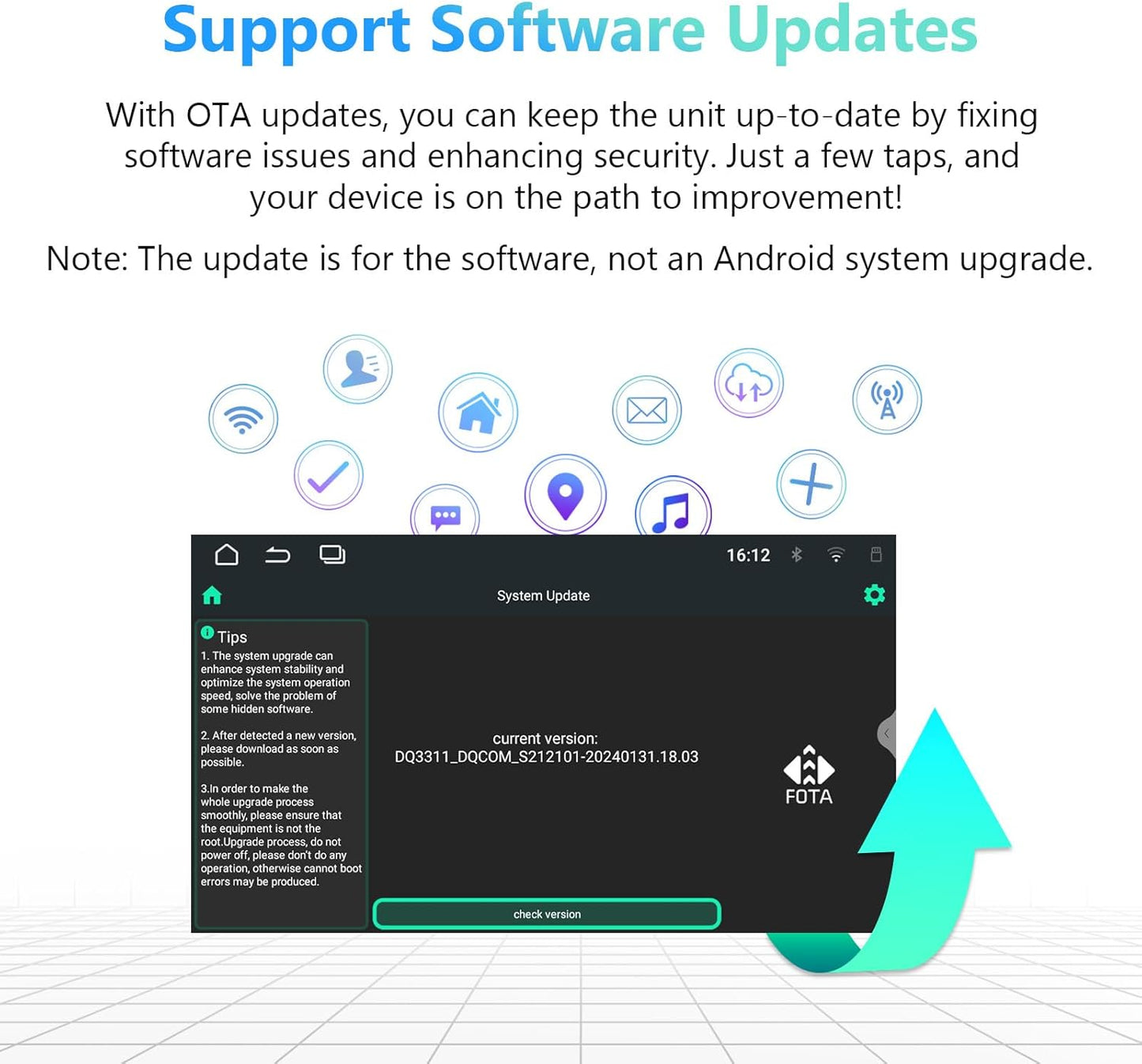 Eonon Car Stereo for BMW E46 M3/328i /330Ci/325i/325xi/328i/328xi/330i/330xi Wireless CarPlay Android Auto Head Unit, 9 Inch Touchscreen Radio, Bluetooth, AM/FM, SWC, GPS Navigation,E46A13