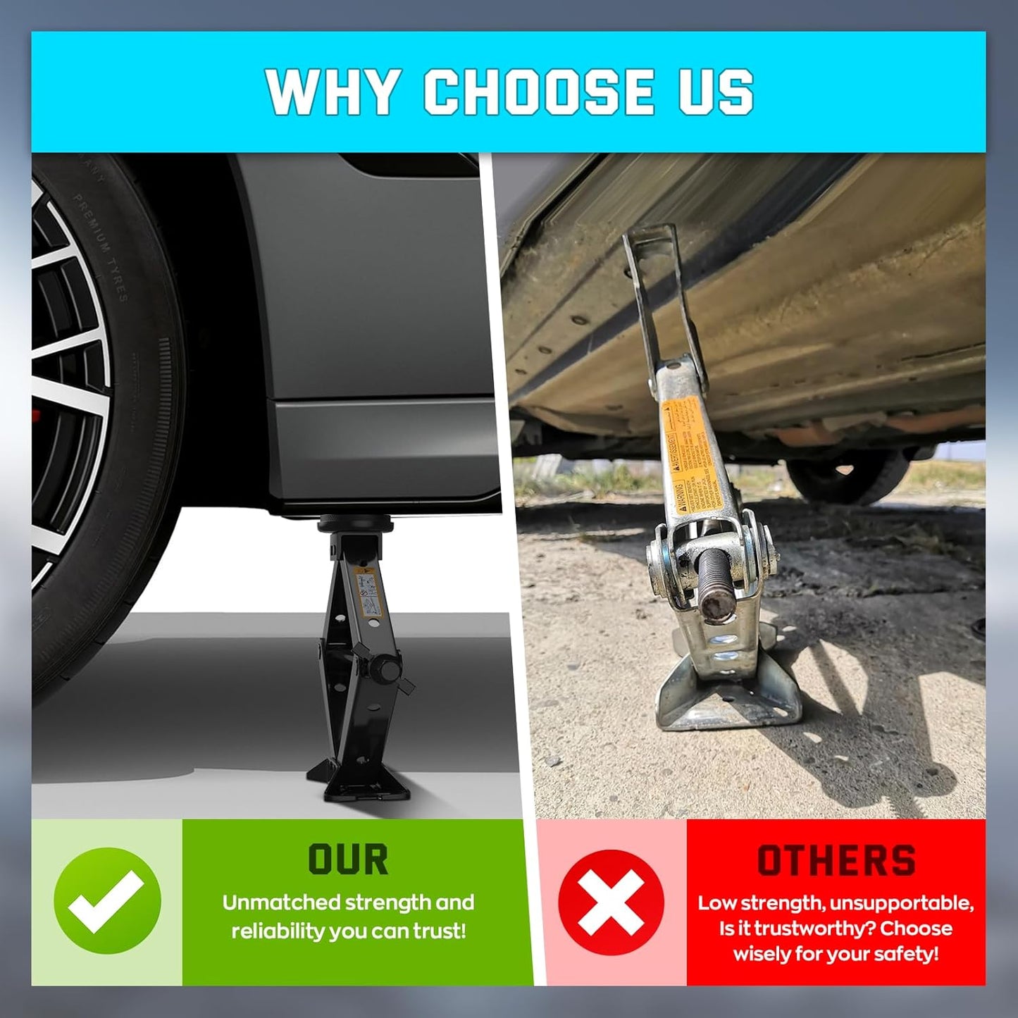 2.5 Ton Car Jack Designed for Mercedes Benz, Scissor Jack for Benz Vehicle with 2PCS Jack Pad, Tire Changing Kit Compatible with Mercedes Benz A B C E R S Class CLA CLC CLK GL GLA G GLE GLC M