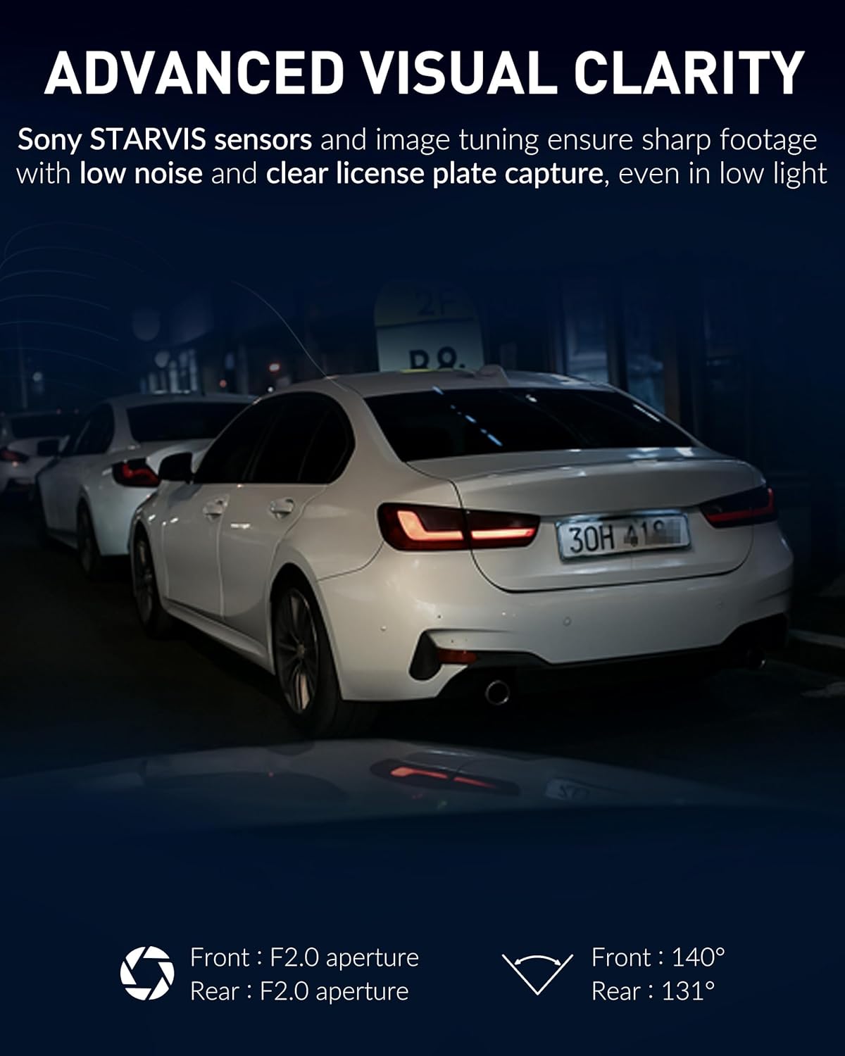 BlackVue DR770X II 2CH Dash Cam – Dual Full HD Front & Rear, Enhanced Visual Clarity, Fast Boot, USB-C for Seamless Installation, Effortless Video Playback via Wi-Fi, Smart Parking Mode (256GB)