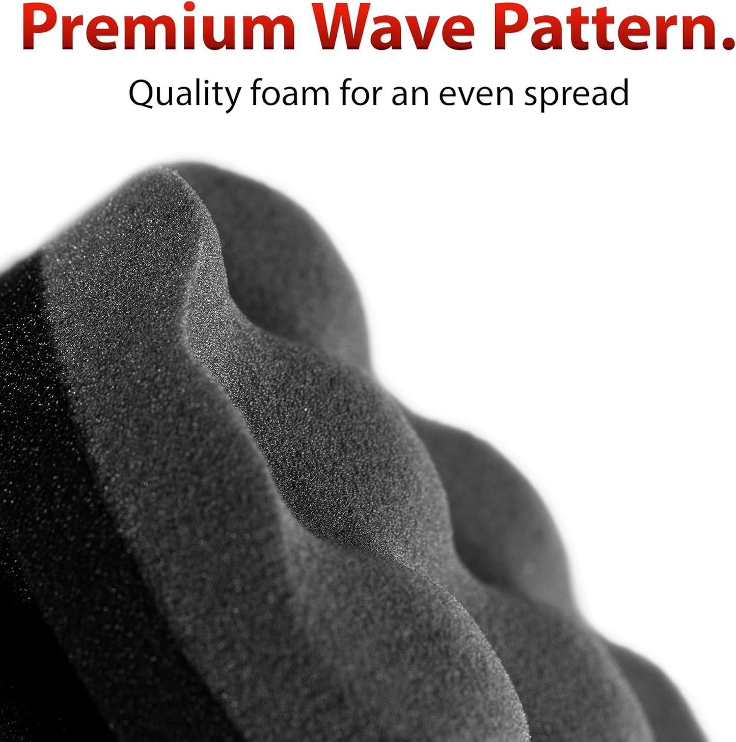 Adam's Polishes Pro Tire Hex Grip Applicator - Tire Shine Car Detailing Foam Sponge Tool | Car Cleaning Supplies After Car Wash leaner | for Vinyl Rubber & Trim Accessories | Wheel & Rim Cleaner