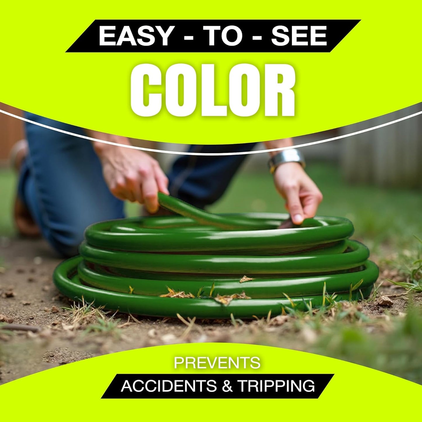 3ft Outdoor/Indoor Extension Cord 10/3 Gauge Ultra Heavy Duty 3 Prong SJTW, Waterproof, Flexible Cold-Resistant Long Power Cord,15A 125V 1875W, Green by LifeSupplyUSA