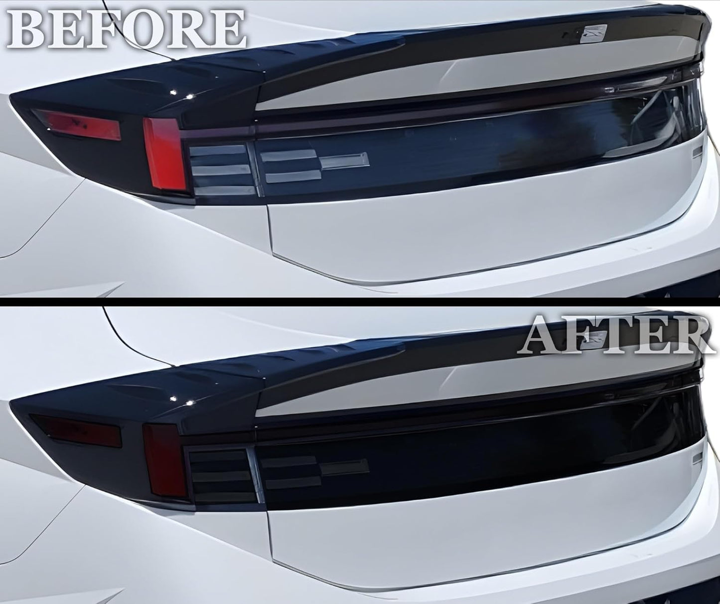 BOGAR TECH DESIGNS Precut for Hyundai Sonata 2024-2025 Full Headlight Taillight Tint Kit, Dark Smoke