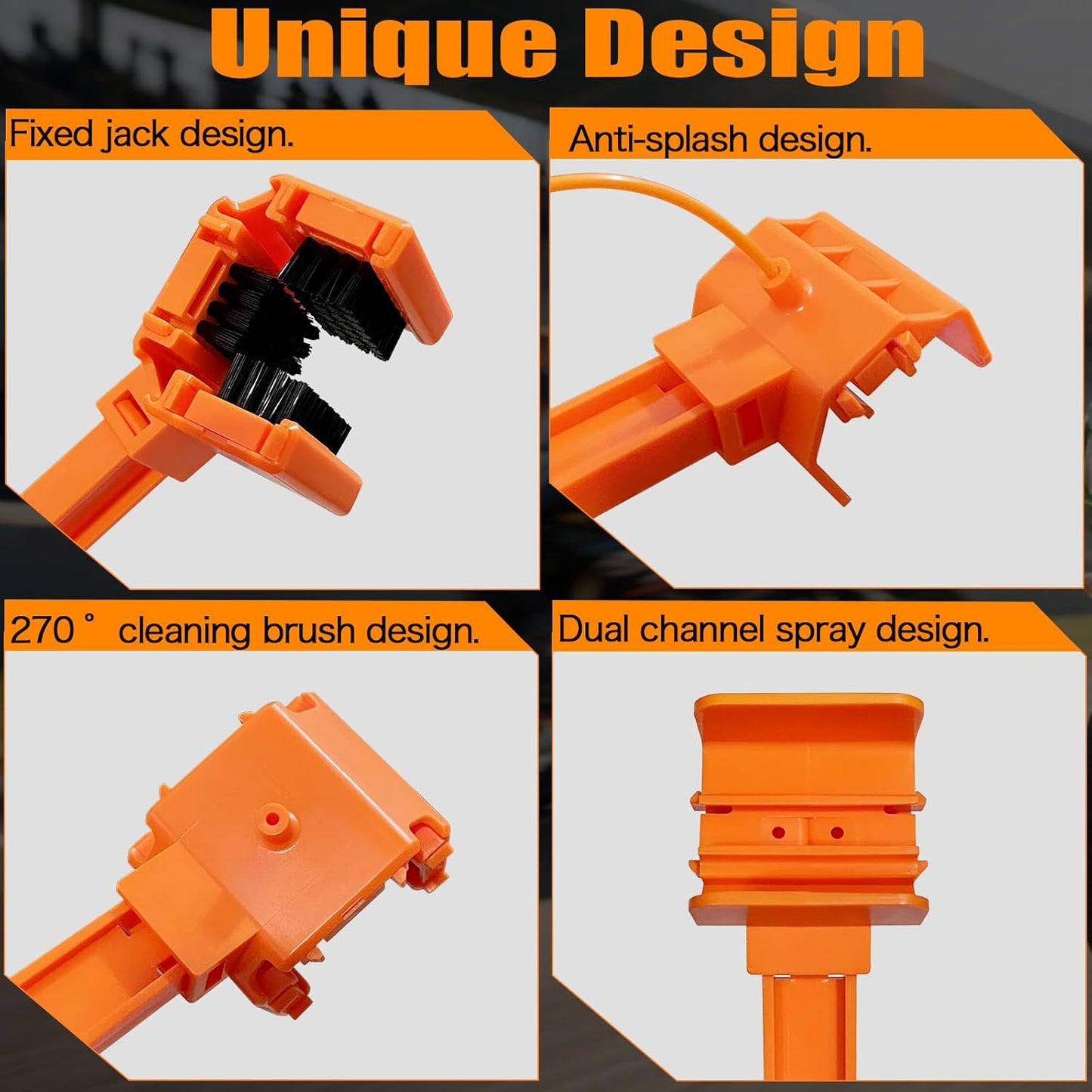 Motorcycle Chain Cleaning Kit, Motorcycle Chain Cleaning & Lubrication Kit, Compatible with Motorcycles, Streetbikes & Motorsport Bikes, Chain Oiler Tool with Applicator for 428/520/525/530 Chains