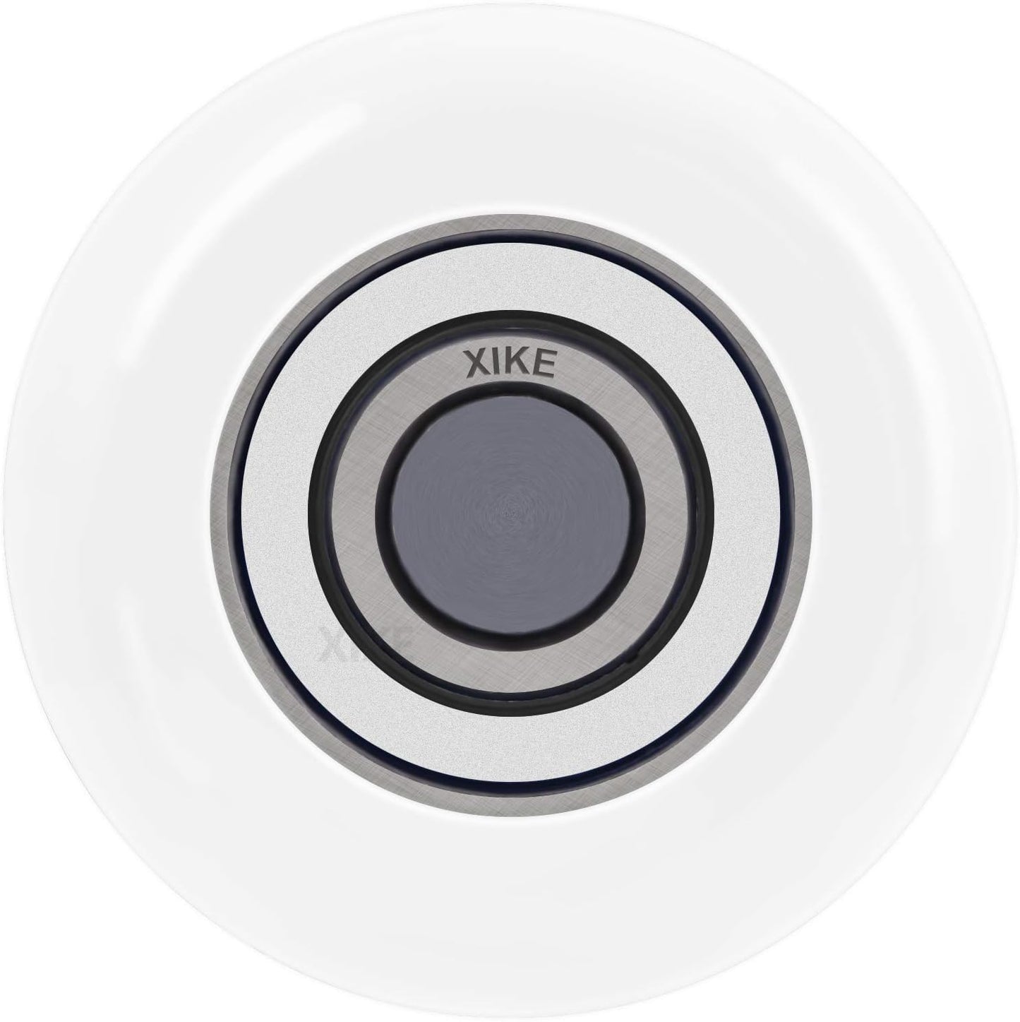 XiKe 10 Pack White 2" Nylon Garage Door Roller 4" Stem, Quiet/Durable and High Load, Use 6200-2RS Double Seals Precision Bearings.