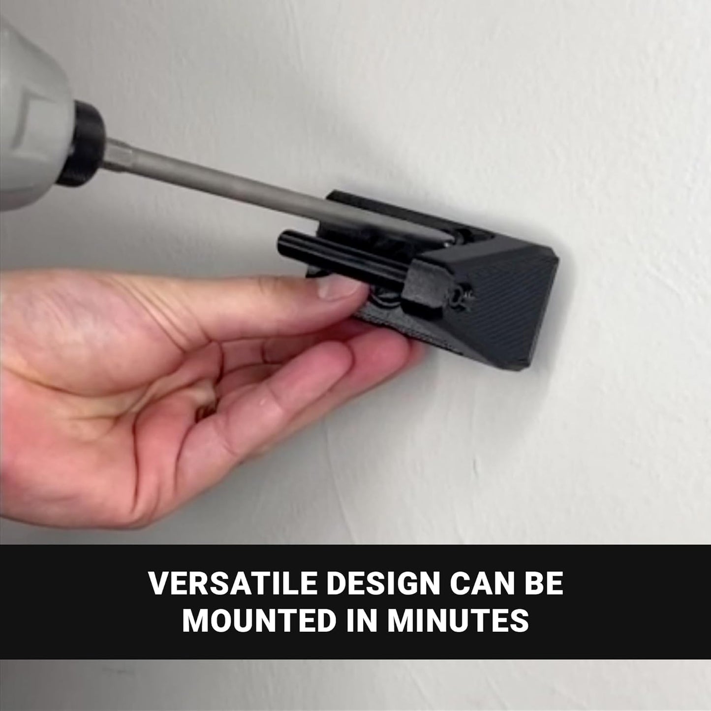 Spartan Mounts Universal Pistol Revolver Wall Mount | Display Hook Adapter Bore Mount Storage System for Gun Airsoft Pistol Revolver (5.7mm/.22)
