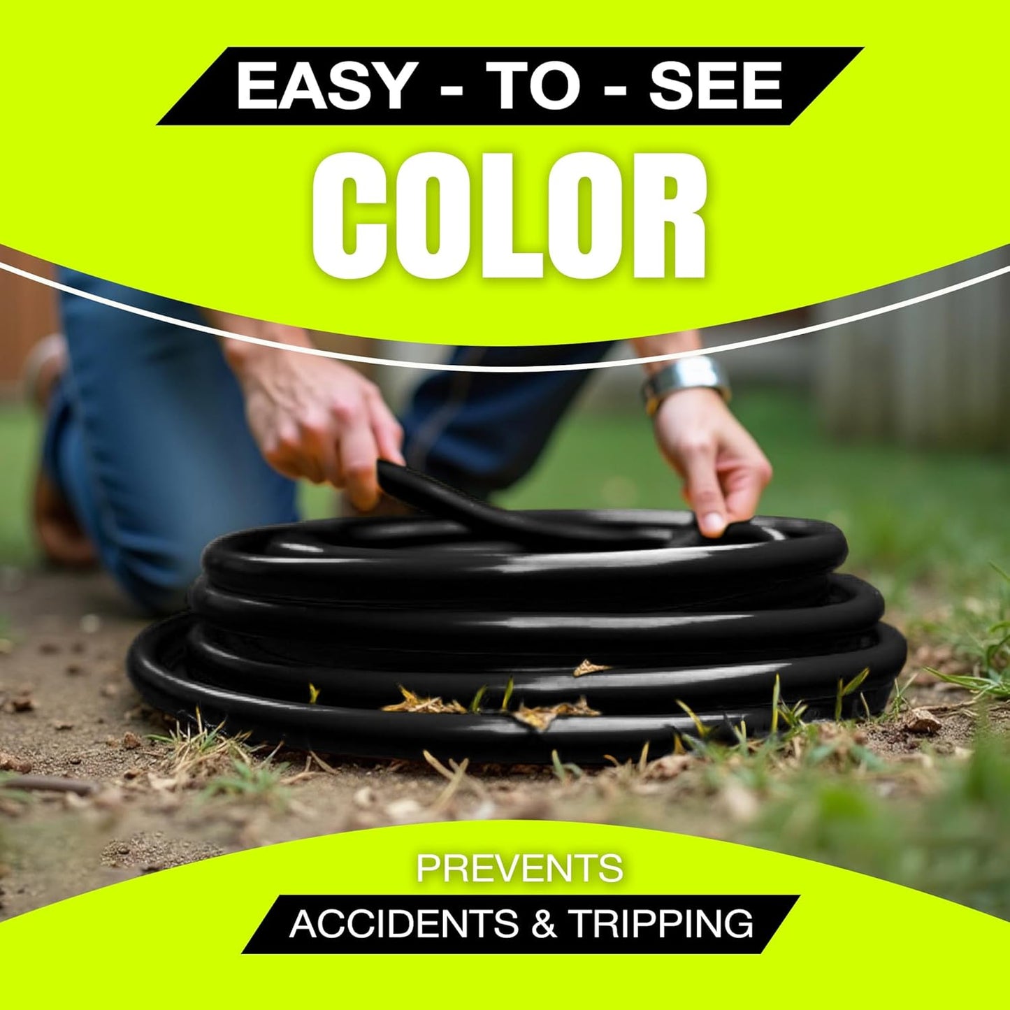 200ft Outdoor/Indoor Extension Cord 14/3 Gauge Heavy Duty 3 Prong SJTW, Waterproof, Flexible Cold-Resistant Long Power Cord,125 Amp 875W, Black by LifeSupplyUSA