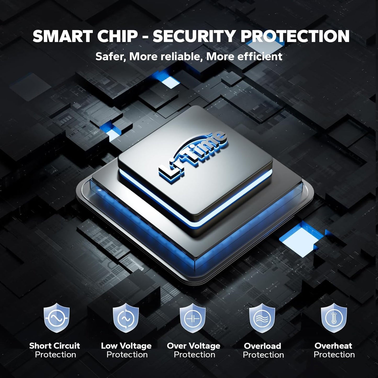 LiTime 2000W Pure Sine Wave Inverter 12V DC to 120V AC Converter with Remote Control, Surge 4000W, Built-in 4 AC Outlets, USB Port, Type-C Port for Home, RV, Camping, Off-Grid, Solar Power