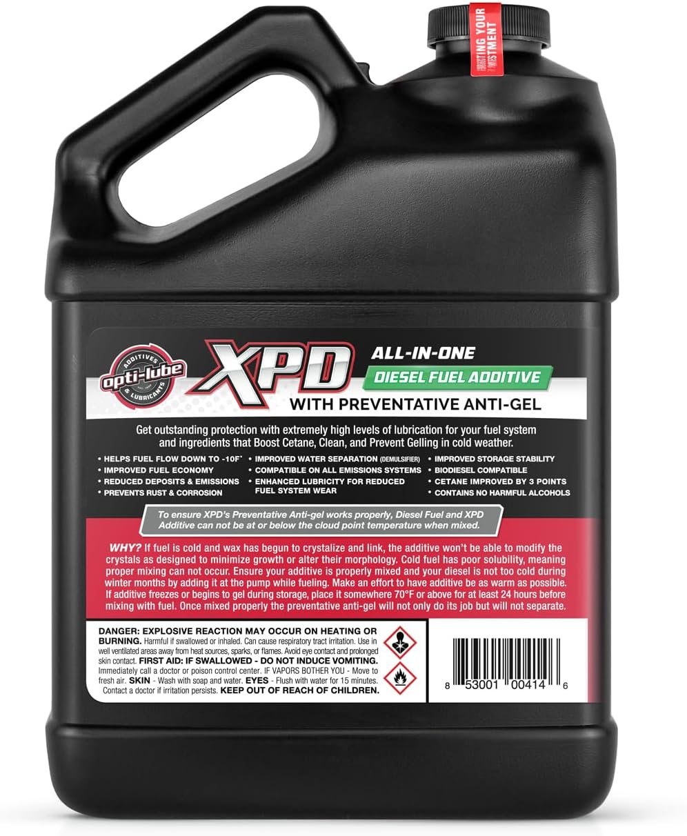Opti-Lube XPD All-Season Diesel Fuel Additive - Gallon (2 Gallons (Treats 1024 Gallons))