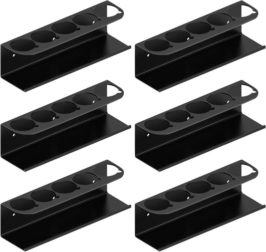 Touri 4 Pack Spray Can Holder for Garage and Workspace, Wall-Mounted Steel Aerosol Can Holder (20 Cans)