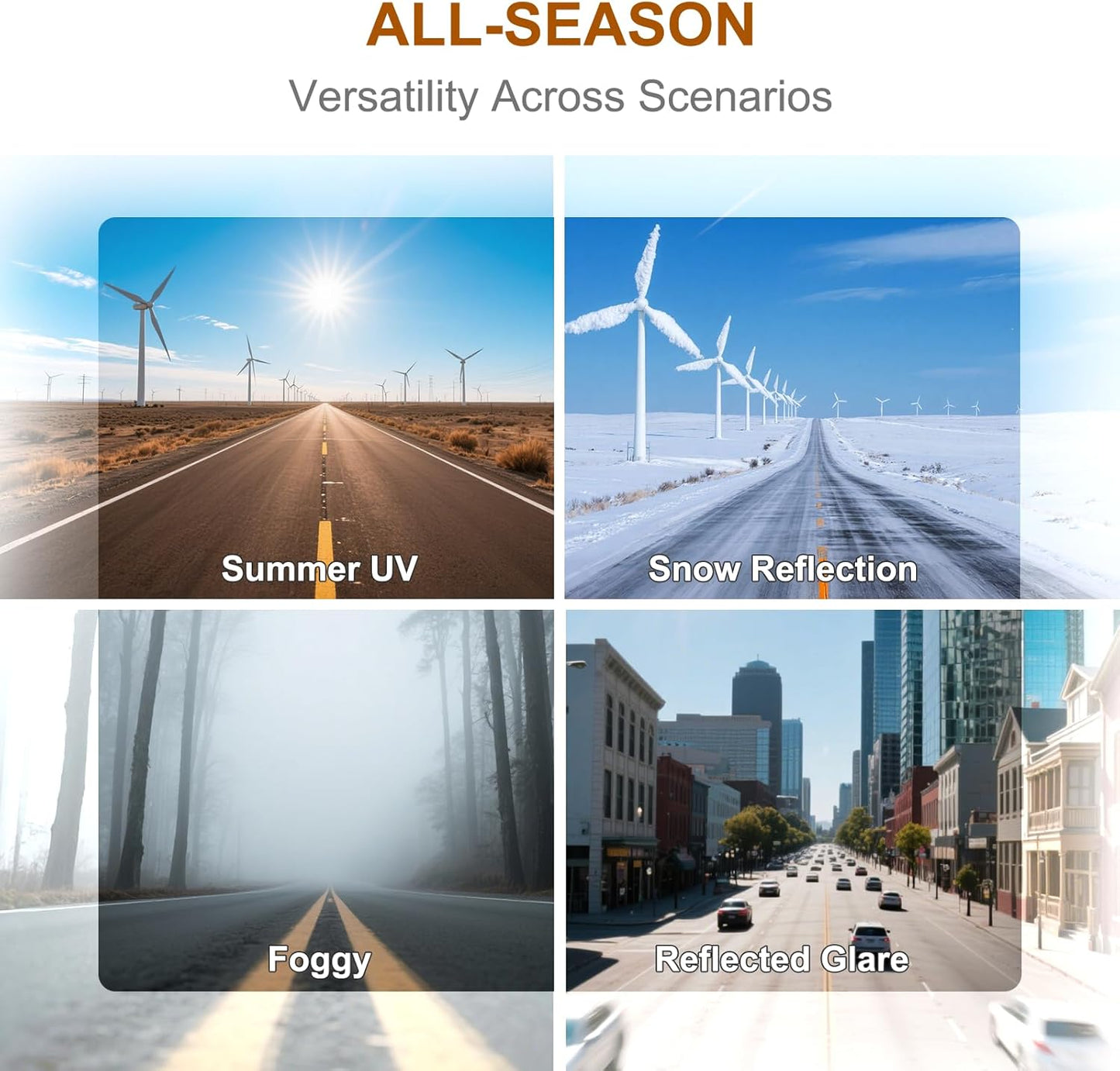 Sun Visor Extender for Car, Visor Extender Sun Blocker, Sun Visor Extension with Anti-Glare Lens Blocks UV & Sunlight, Adjustable Car Sun Visor for Safe Driving (1 Pack)