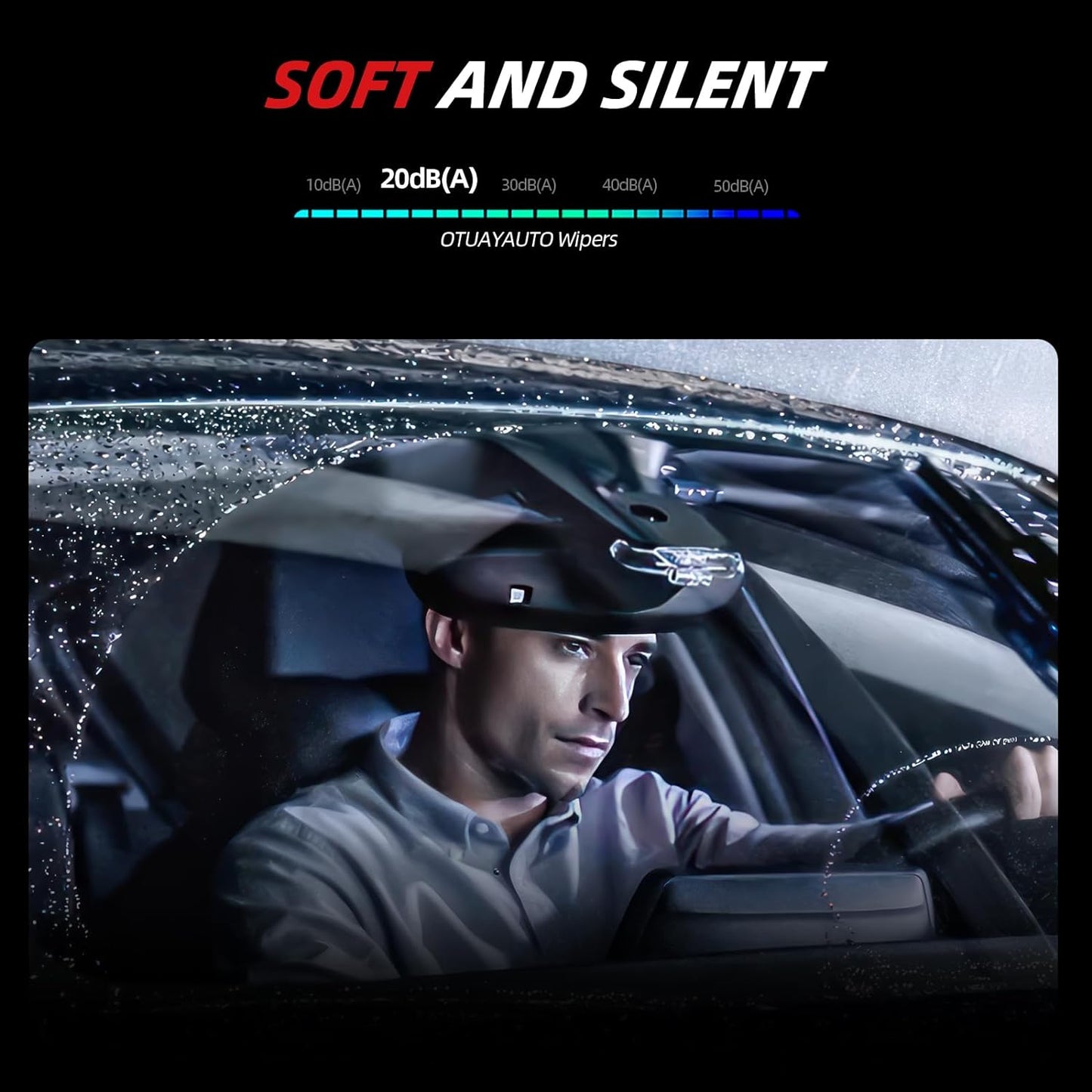 OTUAYAUTO Premium Windshield Wiper Blades - Replacement for Scion XB 2008-2015 - Precision Fit, All-Weather Performance, Front and Rear Wiper Blades, J/U Hook - 22"+20"+14" (Pack of 3)