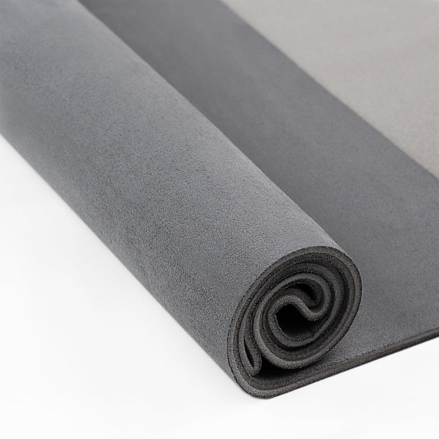 Suede Headliner Fabric with Foam Backing - Black Suede Headliner Material for Car/Truck/SUV/RV Roof, Home Repair/DIY Headliner Material Automotive Headliner Fabric (Dark Gray, 96"×60“)