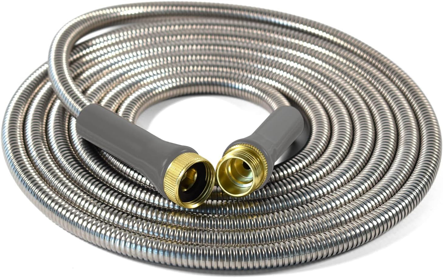 Sunfiier Short Garden Hose 5 Ft – Extension Leader Hose-304 Stainless Steel Water Hose, Flexible Small Extender Hose for Garden, Outdoor Use (5 FT)