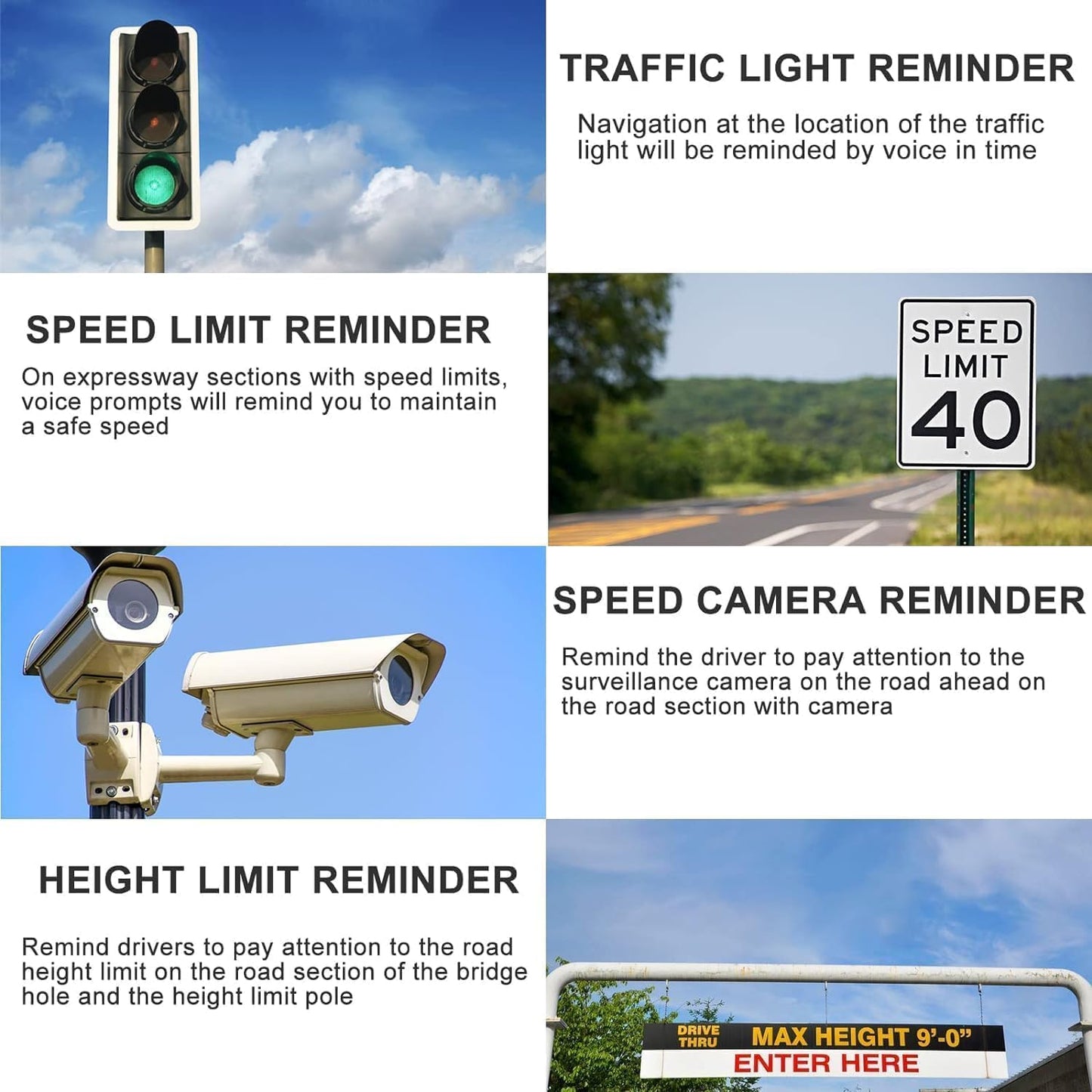 Car GPS Navigation, Latest 2025 Map 7 inch Touch Screen Car GPS, Voice Turn Direction Guidance, Support Speed and Red Light Warning, Install The Latest Map of The United States