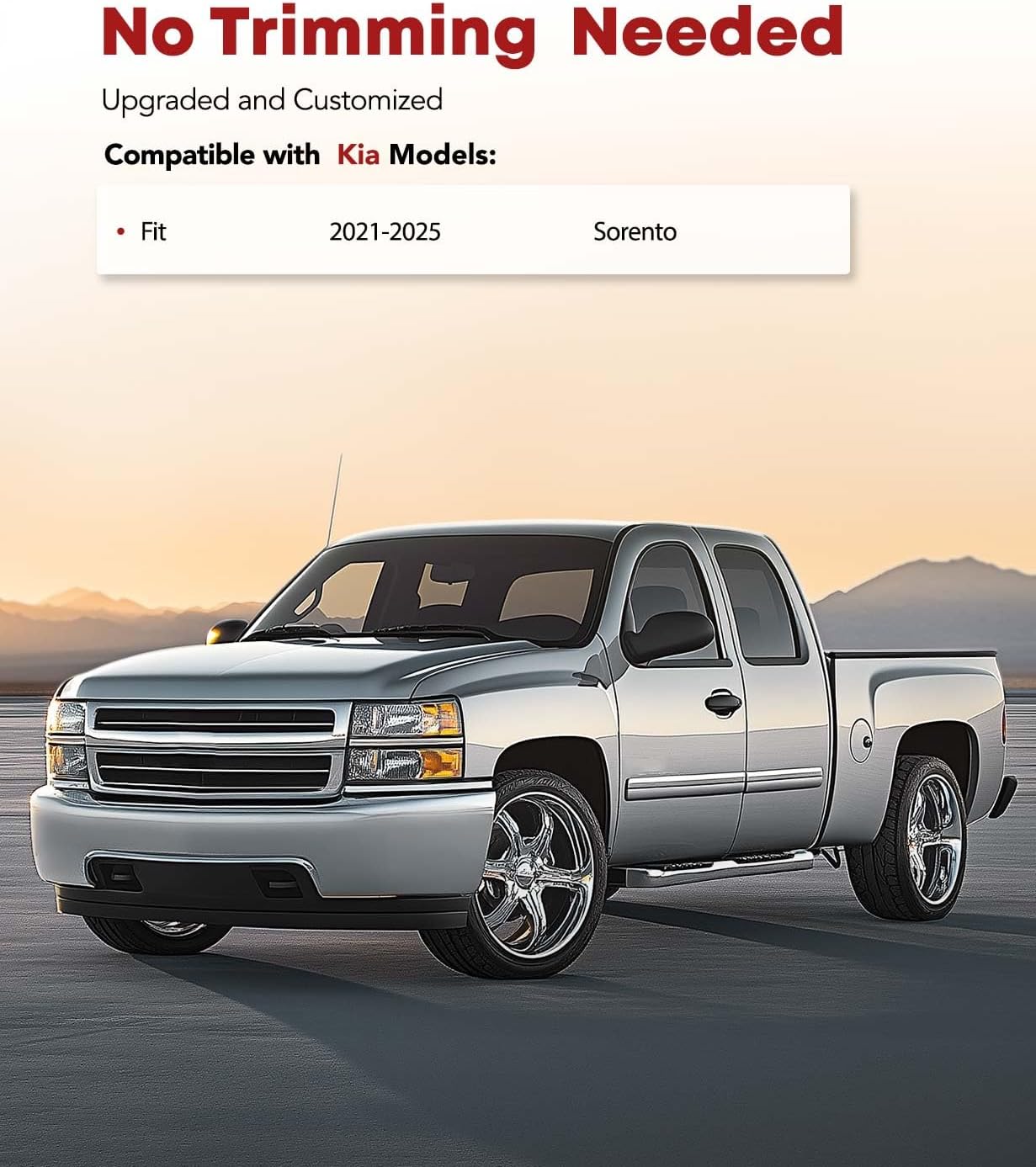 YHTAUTO Floor Mats Compatible with Kia Sorento 2021-2025, TPE All Weather Car Mats Waterproof Anti-Slip Odorless Floor Liner, Sorento Accessories Front & 2nd & 3rd Row Liner