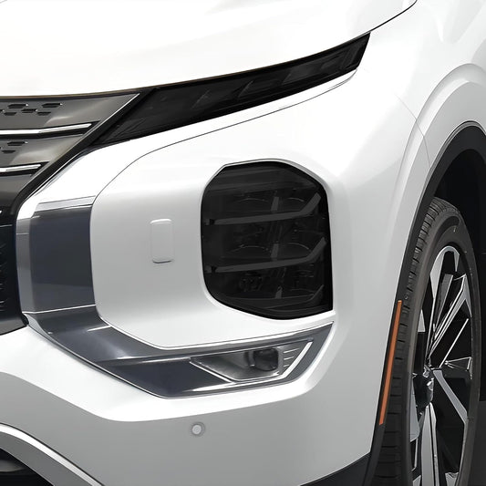 BOGAR TECH DESIGNS Full Headlight Head Light Tint Kit Compatible with Mitsubishi Outlander 2022-2025, Dark Smoke