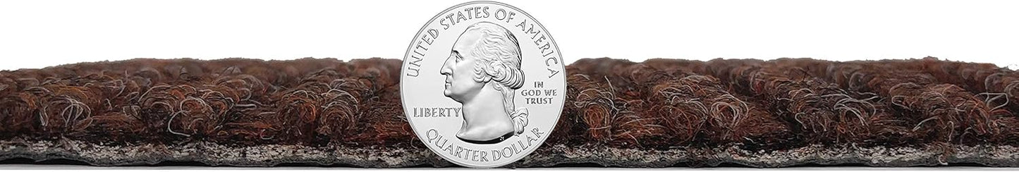 KOECKRITZ Heavy Duty Durable All Weather Indoor/Outdoor Non Slip Entrance Mat Rugs and Runners for Office Business Building Home Garage Front Door (4' x 8', Brick)